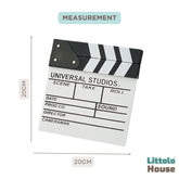 Fake Clapper Board D152 | Pack of 1 | Black White